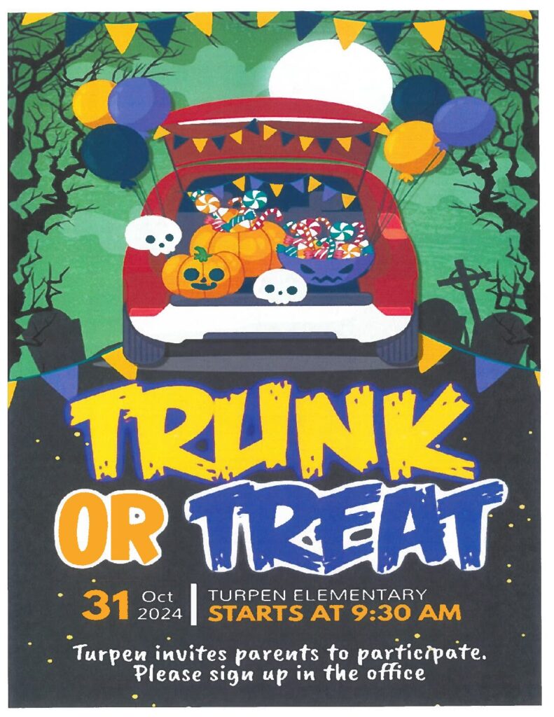 Trunk or Treat 24 25